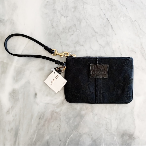 Coach Handbags - NWT Coach Signature Wristlet